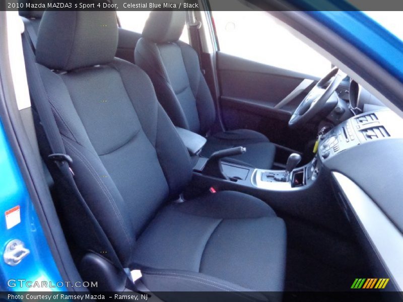 Celestial Blue Mica / Black 2010 Mazda MAZDA3 s Sport 4 Door