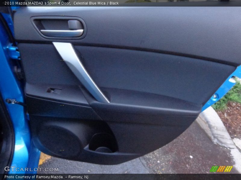 Celestial Blue Mica / Black 2010 Mazda MAZDA3 s Sport 4 Door