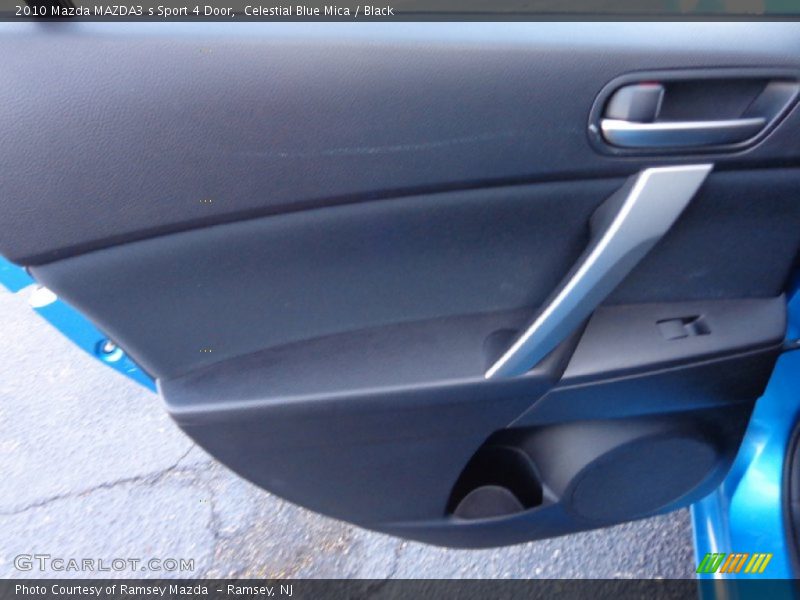 Celestial Blue Mica / Black 2010 Mazda MAZDA3 s Sport 4 Door