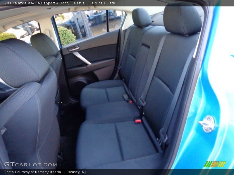 Celestial Blue Mica / Black 2010 Mazda MAZDA3 s Sport 4 Door