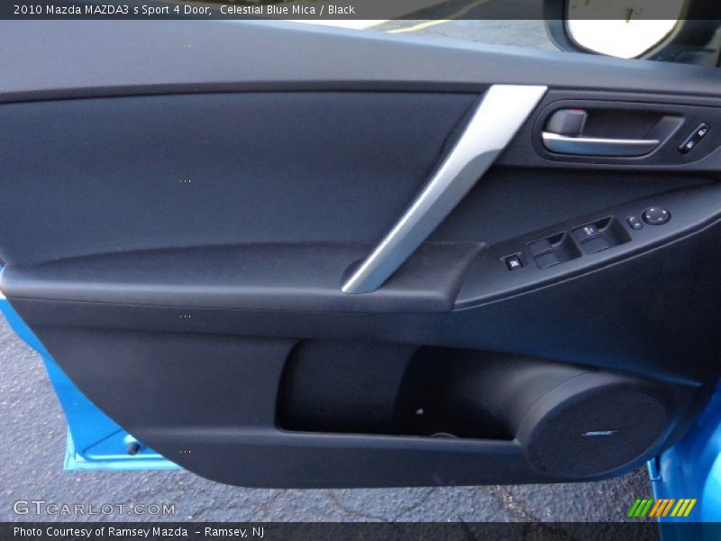 Celestial Blue Mica / Black 2010 Mazda MAZDA3 s Sport 4 Door