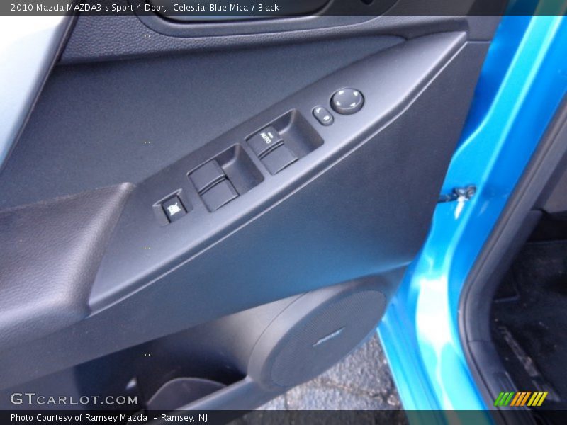 Celestial Blue Mica / Black 2010 Mazda MAZDA3 s Sport 4 Door