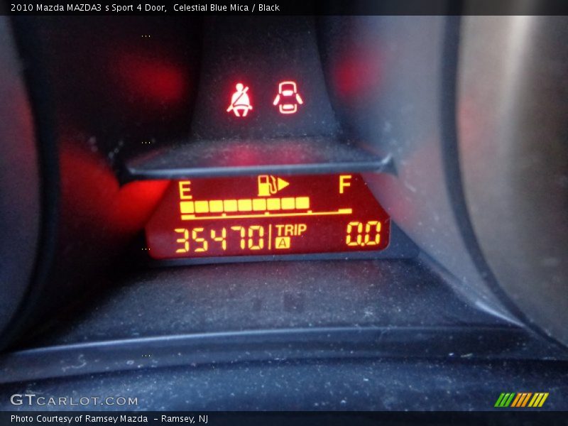 Celestial Blue Mica / Black 2010 Mazda MAZDA3 s Sport 4 Door