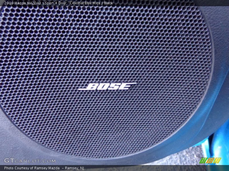 Celestial Blue Mica / Black 2010 Mazda MAZDA3 s Sport 4 Door