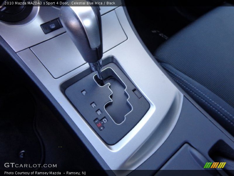 Celestial Blue Mica / Black 2010 Mazda MAZDA3 s Sport 4 Door