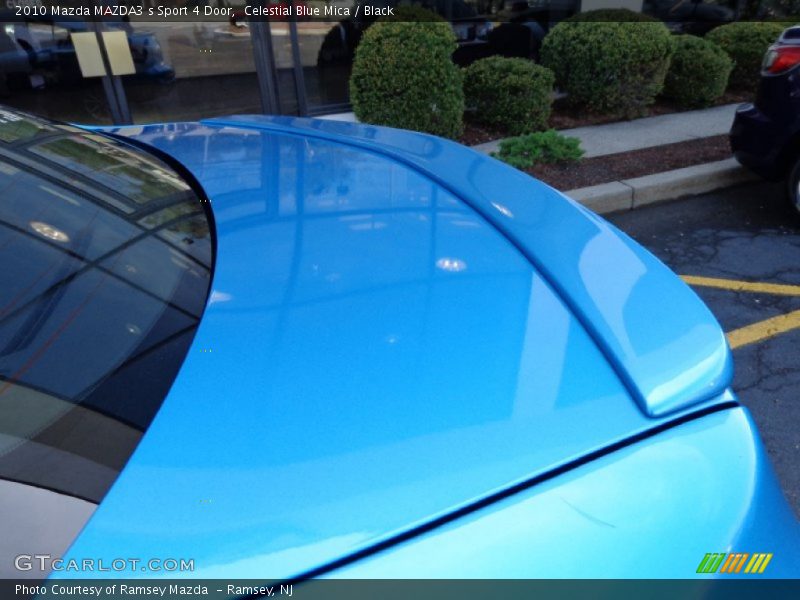 Celestial Blue Mica / Black 2010 Mazda MAZDA3 s Sport 4 Door