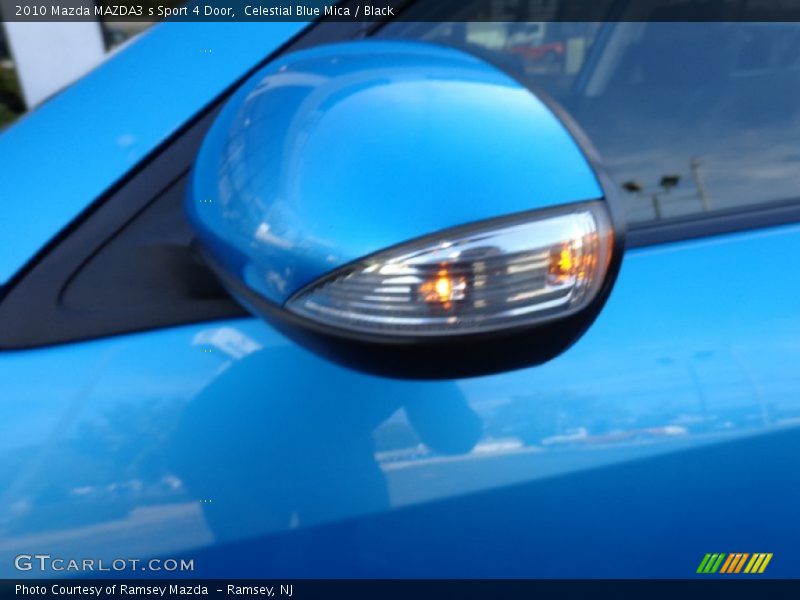 Celestial Blue Mica / Black 2010 Mazda MAZDA3 s Sport 4 Door