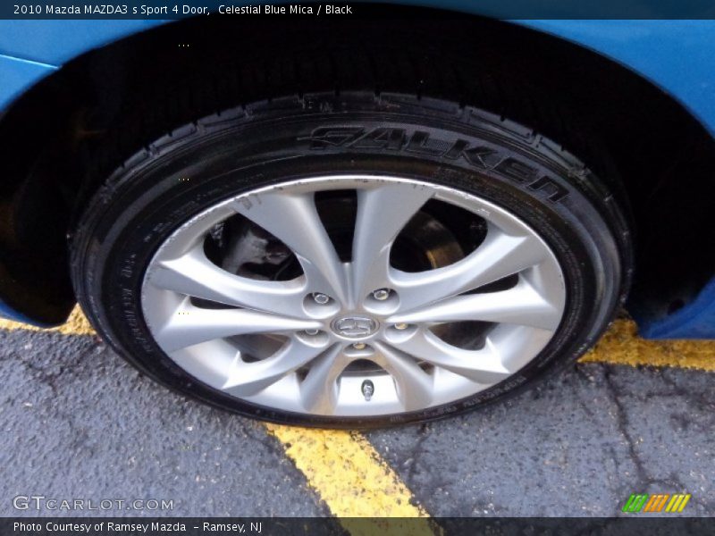 Celestial Blue Mica / Black 2010 Mazda MAZDA3 s Sport 4 Door