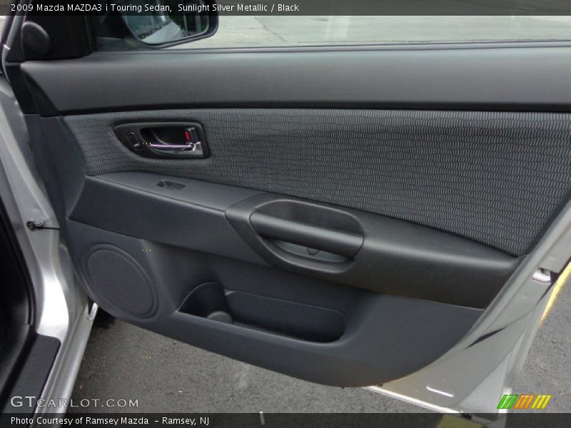 Sunlight Silver Metallic / Black 2009 Mazda MAZDA3 i Touring Sedan
