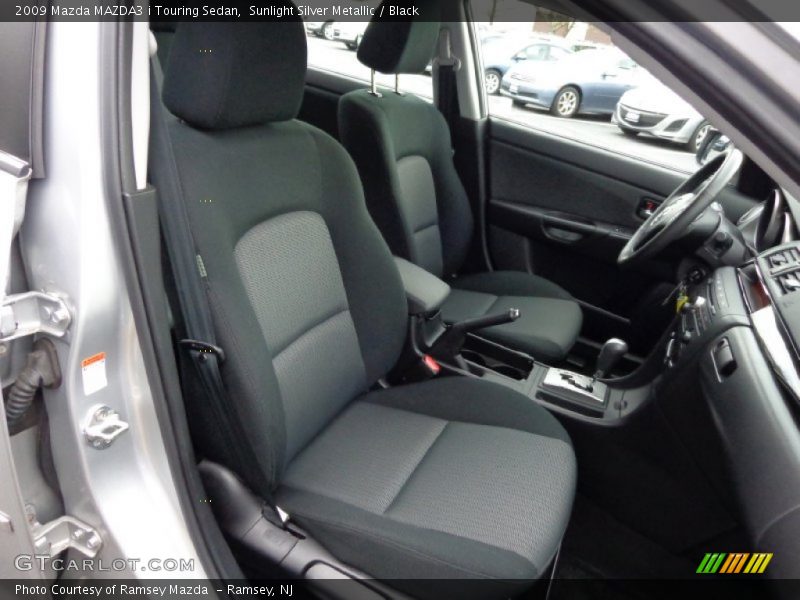 Sunlight Silver Metallic / Black 2009 Mazda MAZDA3 i Touring Sedan