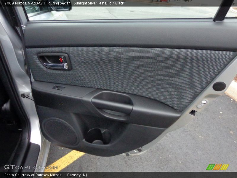 Sunlight Silver Metallic / Black 2009 Mazda MAZDA3 i Touring Sedan