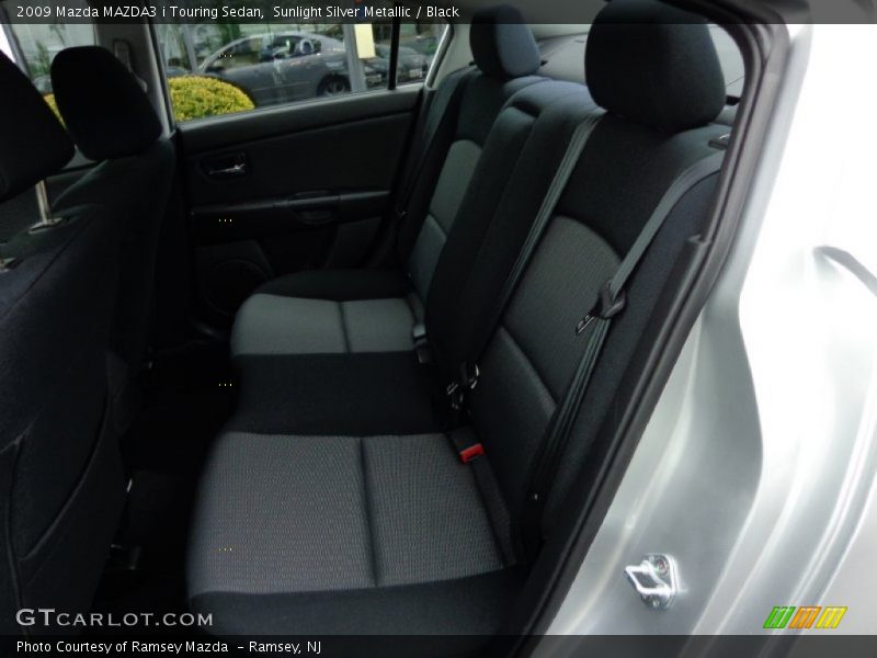 Sunlight Silver Metallic / Black 2009 Mazda MAZDA3 i Touring Sedan