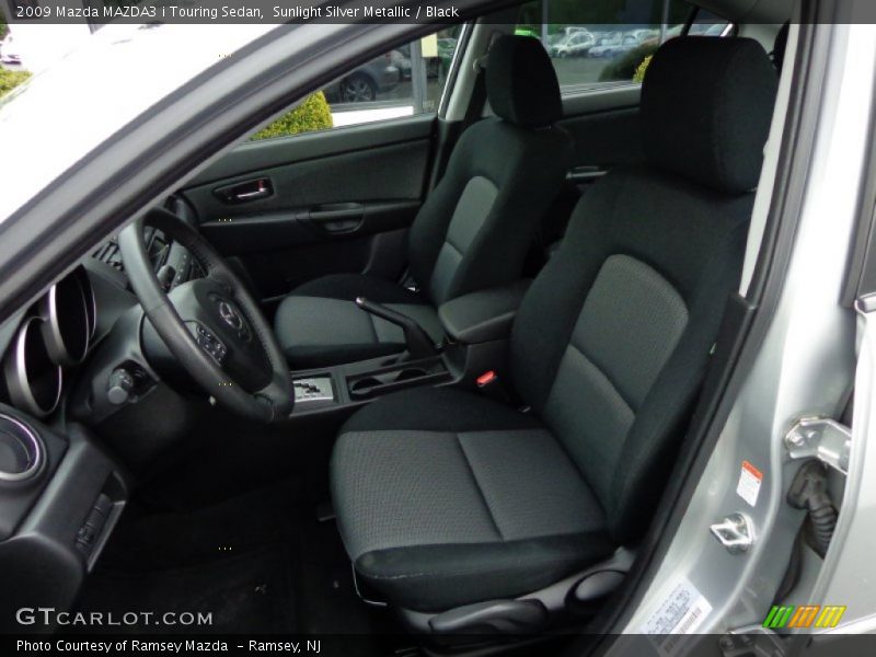 Sunlight Silver Metallic / Black 2009 Mazda MAZDA3 i Touring Sedan