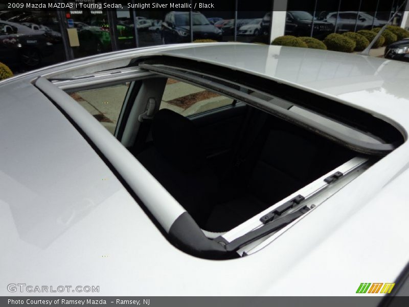 Sunlight Silver Metallic / Black 2009 Mazda MAZDA3 i Touring Sedan