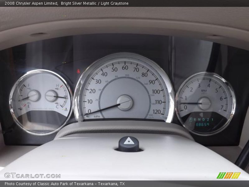 Bright Silver Metallic / Light Graystone 2008 Chrysler Aspen Limited