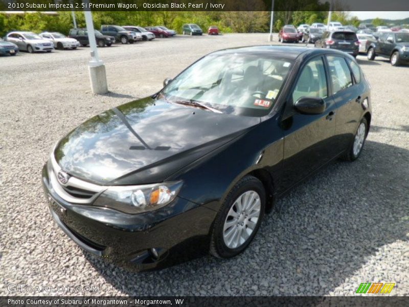 Obsidian Black Pearl / Ivory 2010 Subaru Impreza 2.5i Premium Wagon