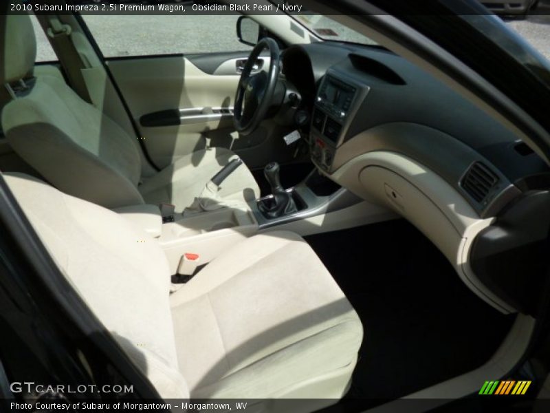 Obsidian Black Pearl / Ivory 2010 Subaru Impreza 2.5i Premium Wagon