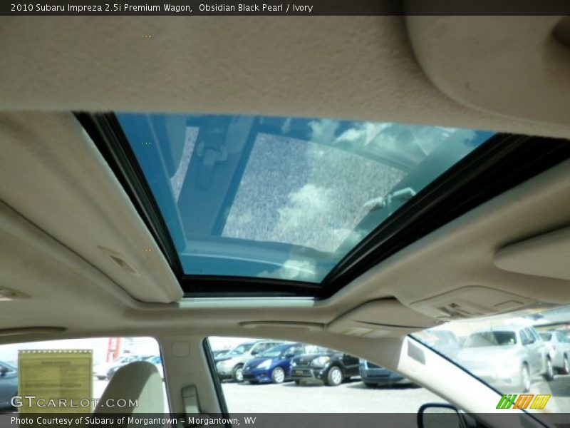 Obsidian Black Pearl / Ivory 2010 Subaru Impreza 2.5i Premium Wagon