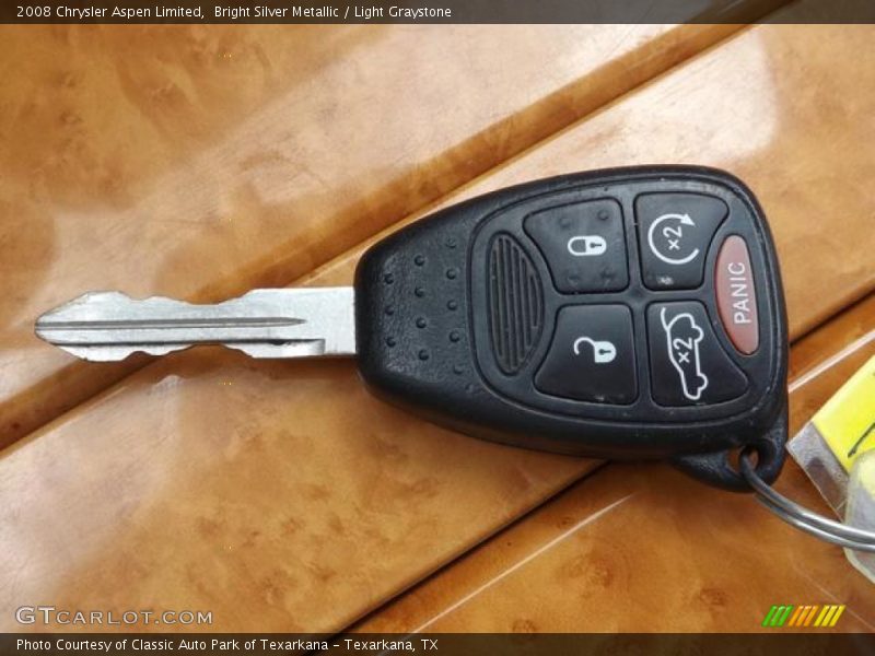 Bright Silver Metallic / Light Graystone 2008 Chrysler Aspen Limited