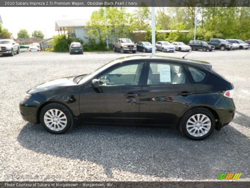 Obsidian Black Pearl / Ivory 2010 Subaru Impreza 2.5i Premium Wagon