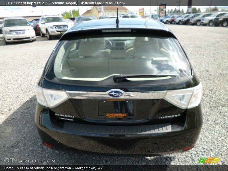 Obsidian Black Pearl / Ivory 2010 Subaru Impreza 2.5i Premium Wagon