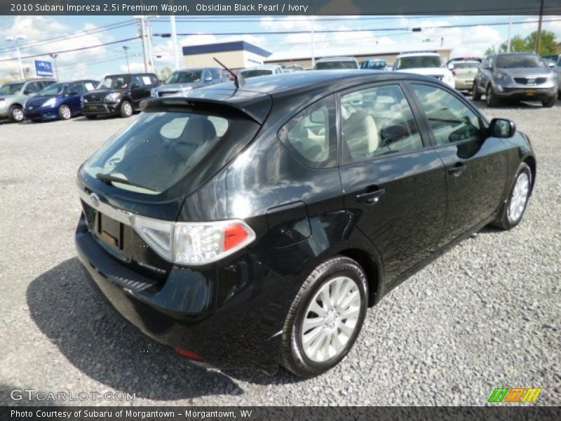 Obsidian Black Pearl / Ivory 2010 Subaru Impreza 2.5i Premium Wagon