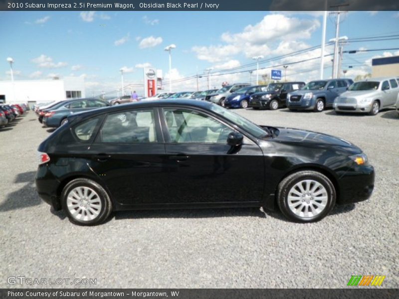 Obsidian Black Pearl / Ivory 2010 Subaru Impreza 2.5i Premium Wagon