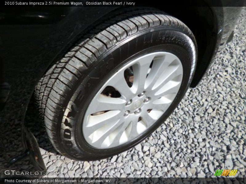 Obsidian Black Pearl / Ivory 2010 Subaru Impreza 2.5i Premium Wagon