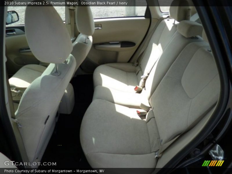 Obsidian Black Pearl / Ivory 2010 Subaru Impreza 2.5i Premium Wagon