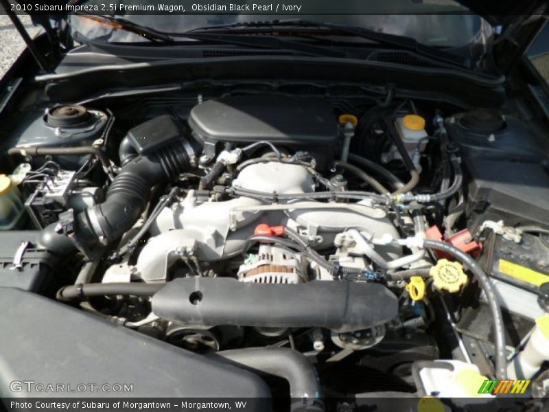 Obsidian Black Pearl / Ivory 2010 Subaru Impreza 2.5i Premium Wagon