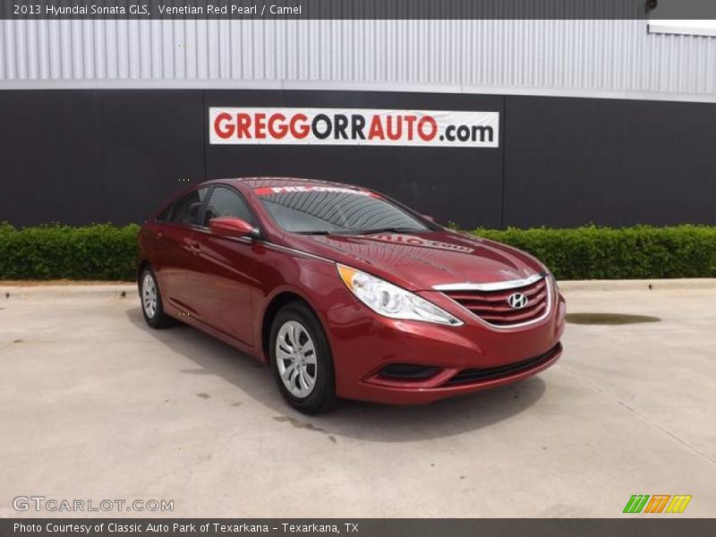 Venetian Red Pearl / Camel 2013 Hyundai Sonata GLS