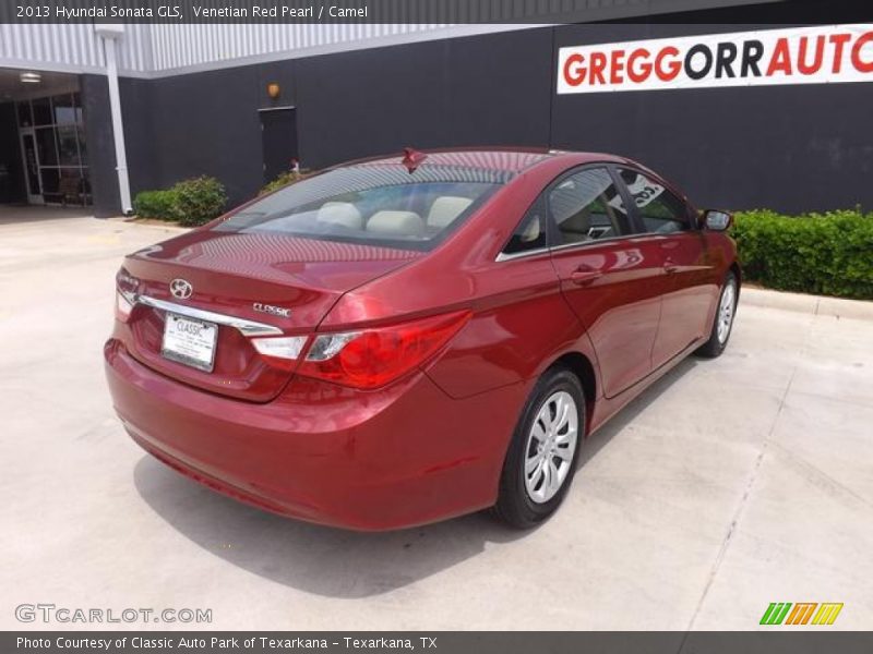 Venetian Red Pearl / Camel 2013 Hyundai Sonata GLS