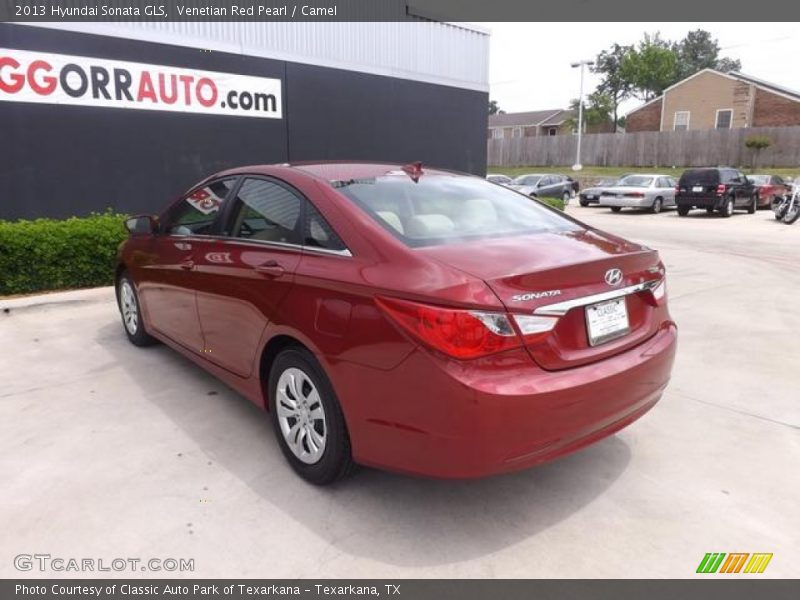 Venetian Red Pearl / Camel 2013 Hyundai Sonata GLS