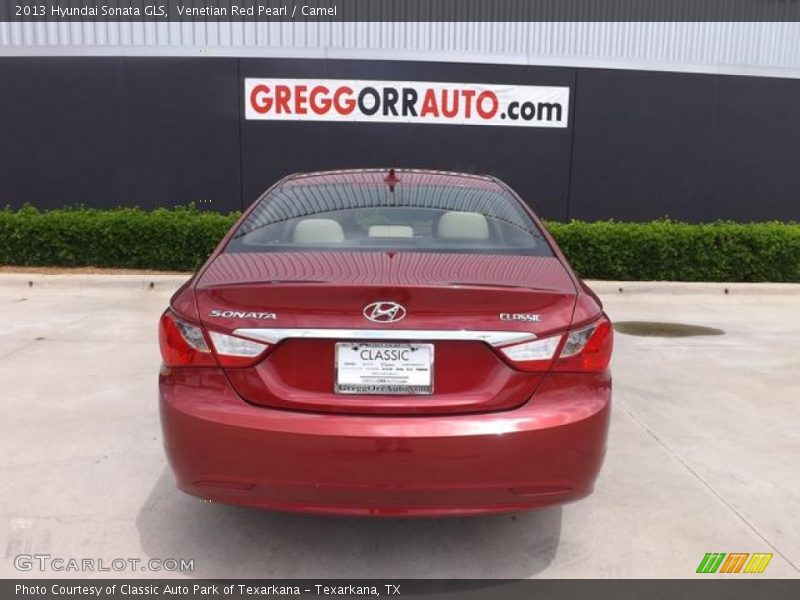 Venetian Red Pearl / Camel 2013 Hyundai Sonata GLS