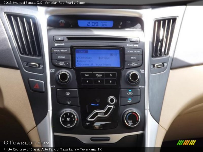 Venetian Red Pearl / Camel 2013 Hyundai Sonata GLS
