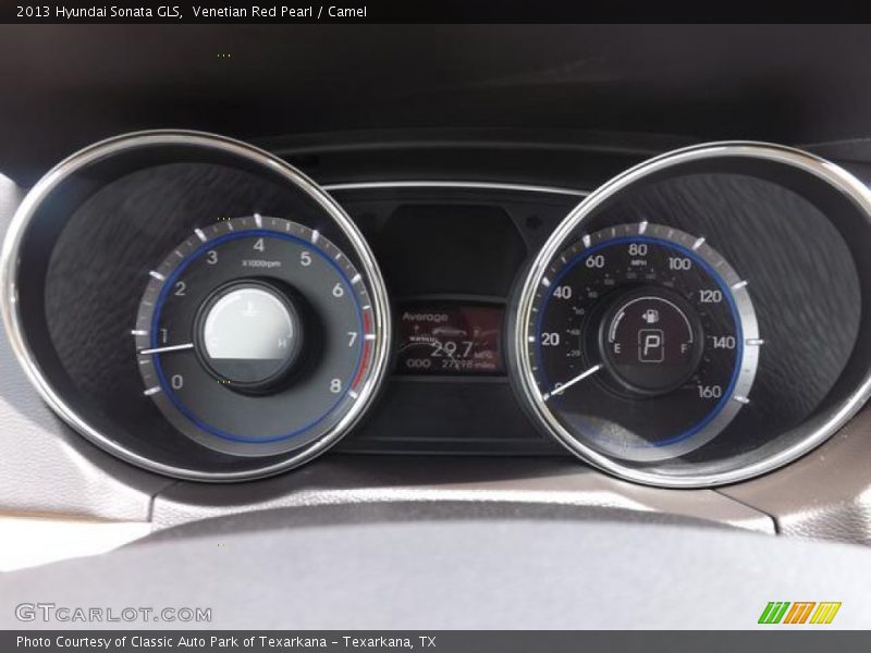 Venetian Red Pearl / Camel 2013 Hyundai Sonata GLS