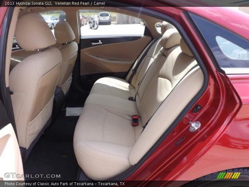 Venetian Red Pearl / Camel 2013 Hyundai Sonata GLS