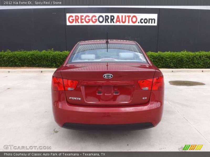 Spicy Red / Stone 2012 Kia Forte EX