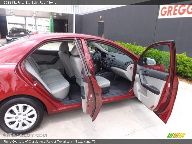 Spicy Red / Stone 2012 Kia Forte EX