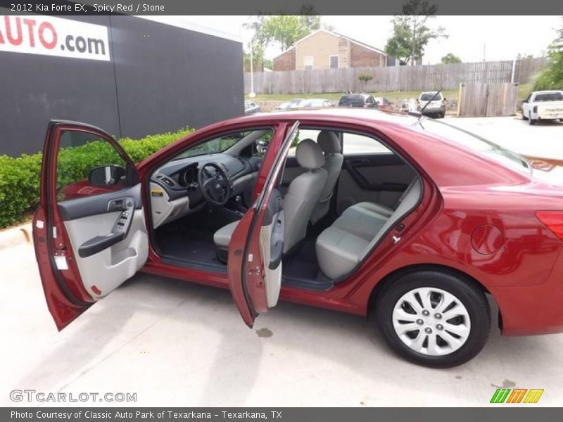Spicy Red / Stone 2012 Kia Forte EX