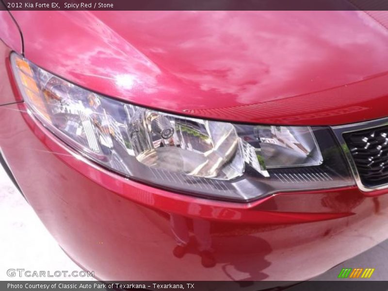 Spicy Red / Stone 2012 Kia Forte EX