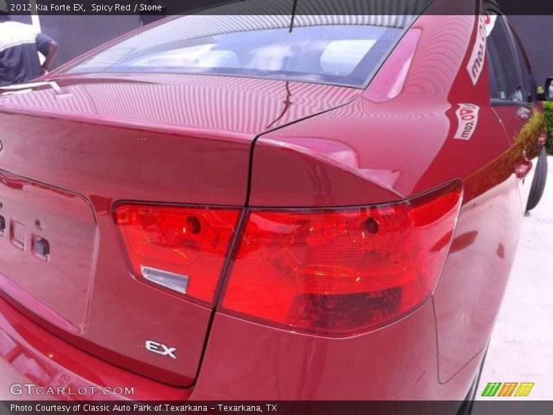 Spicy Red / Stone 2012 Kia Forte EX