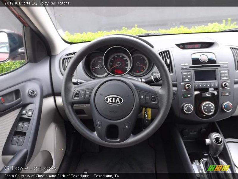 Spicy Red / Stone 2012 Kia Forte EX