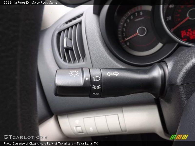 Spicy Red / Stone 2012 Kia Forte EX