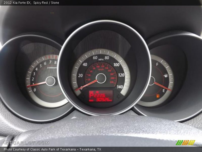 Spicy Red / Stone 2012 Kia Forte EX