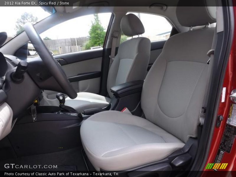 Spicy Red / Stone 2012 Kia Forte EX