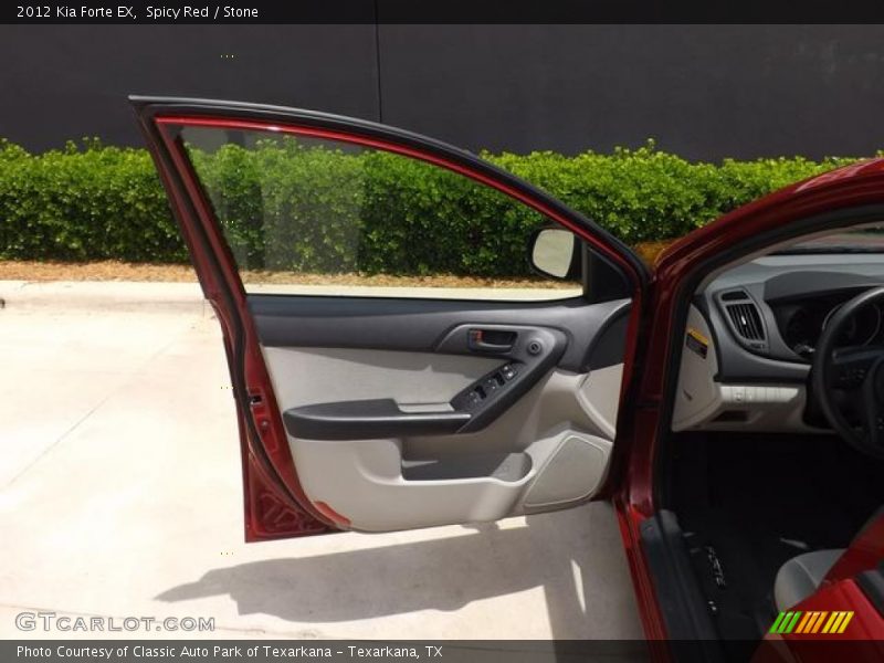 Spicy Red / Stone 2012 Kia Forte EX