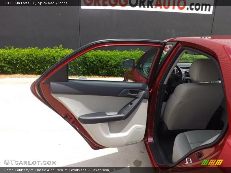 Spicy Red / Stone 2012 Kia Forte EX