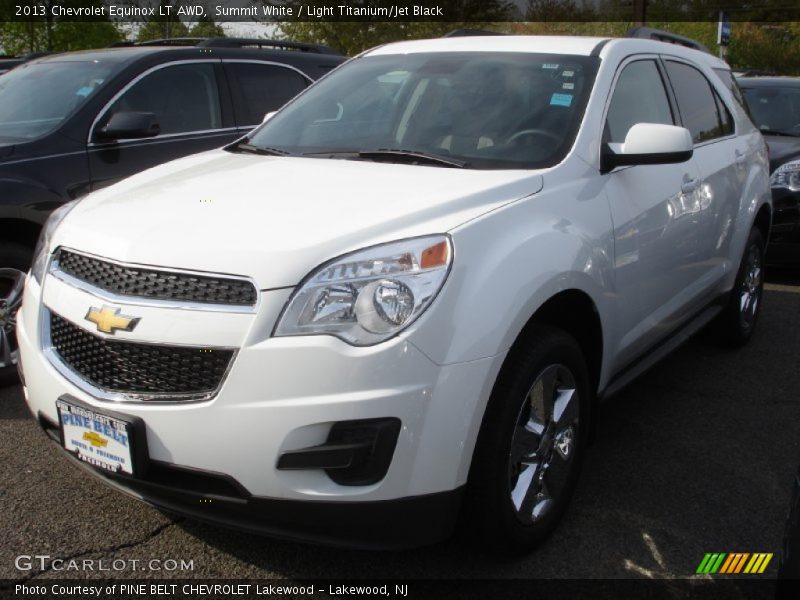 Summit White / Light Titanium/Jet Black 2013 Chevrolet Equinox LT AWD