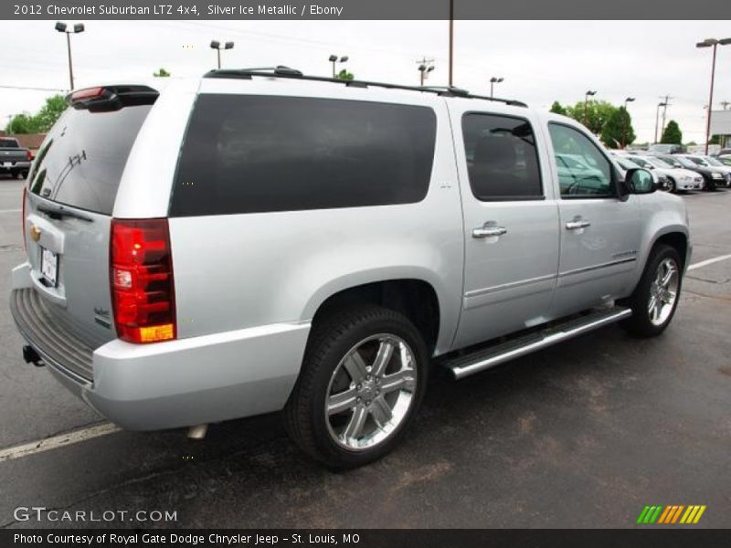Silver Ice Metallic / Ebony 2012 Chevrolet Suburban LTZ 4x4
